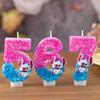 Creative Cartoon Long-eared Animal Birthday Number Candles for Cake Decorations