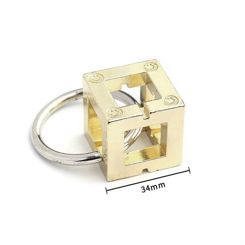 Luban Lock Metal Puzzle Brain Teaser For Kids And Adults Development