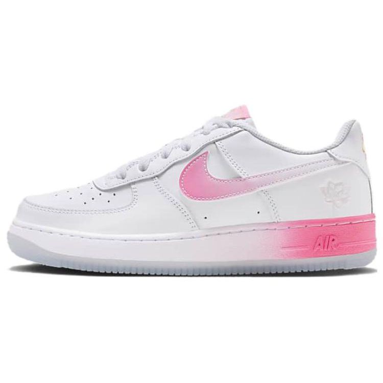 

Nike Air Force 1 07 GS San Francisco Pack — Детские кроссовки Lotus Flower Белый лотос-розовый желто-золотой FD1023-100 36.5