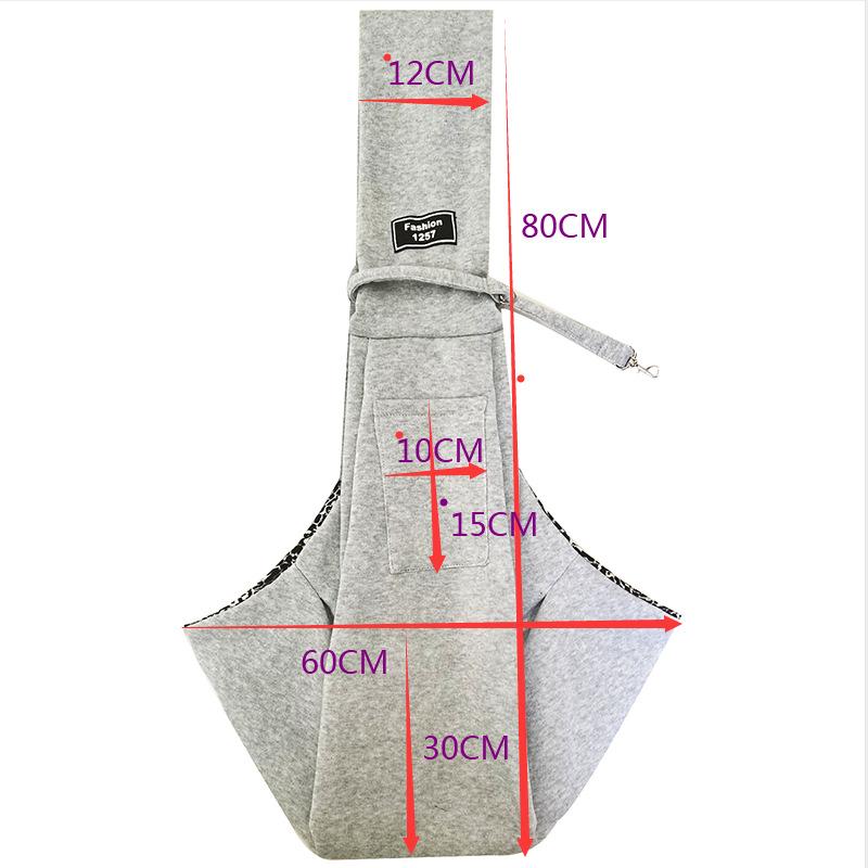 Atmungsaktive Reise-Haustiertasche mit One-Shoulder-Umhängetasche und tragbarer Katzentasche mit großem Fassungsvermögen zum Ausgehen