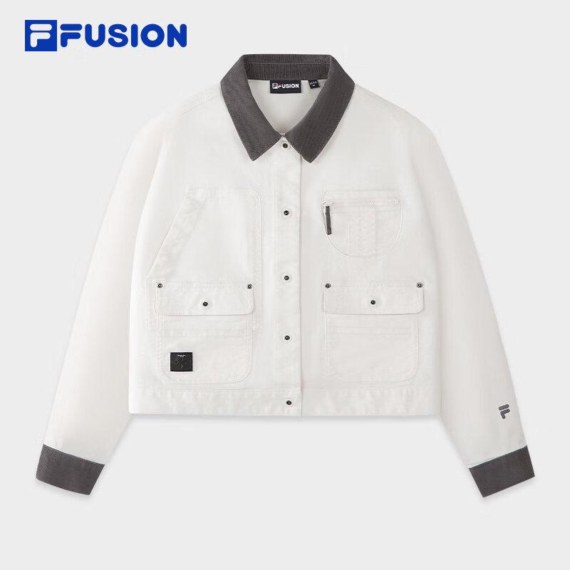 FILA FUSION Women s Color-Block Lapel Jacket L