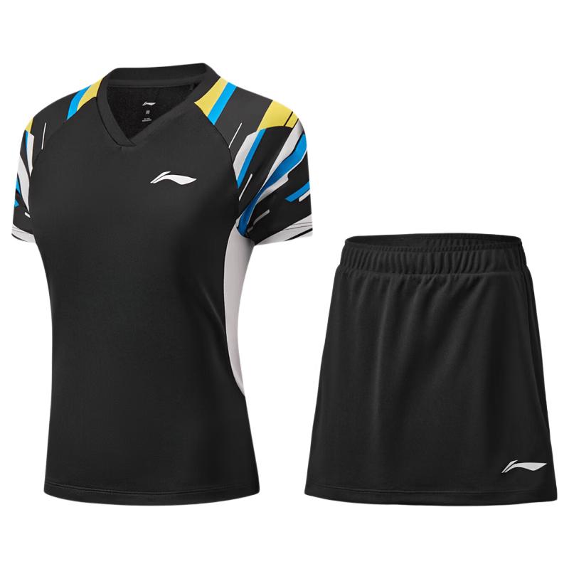 Li-Ning Women's Badminton Club Series Quick-Dry Competition Set (T-shirt & Shorts)