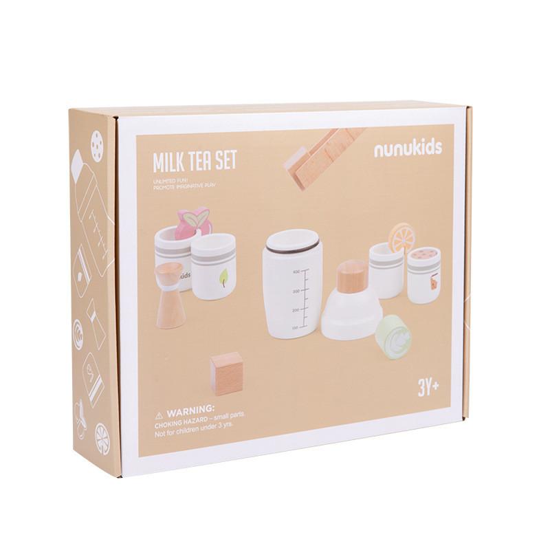 Wooden Kitchen Children Playset Toys Imaginative Cooking Pretend Fun Baking