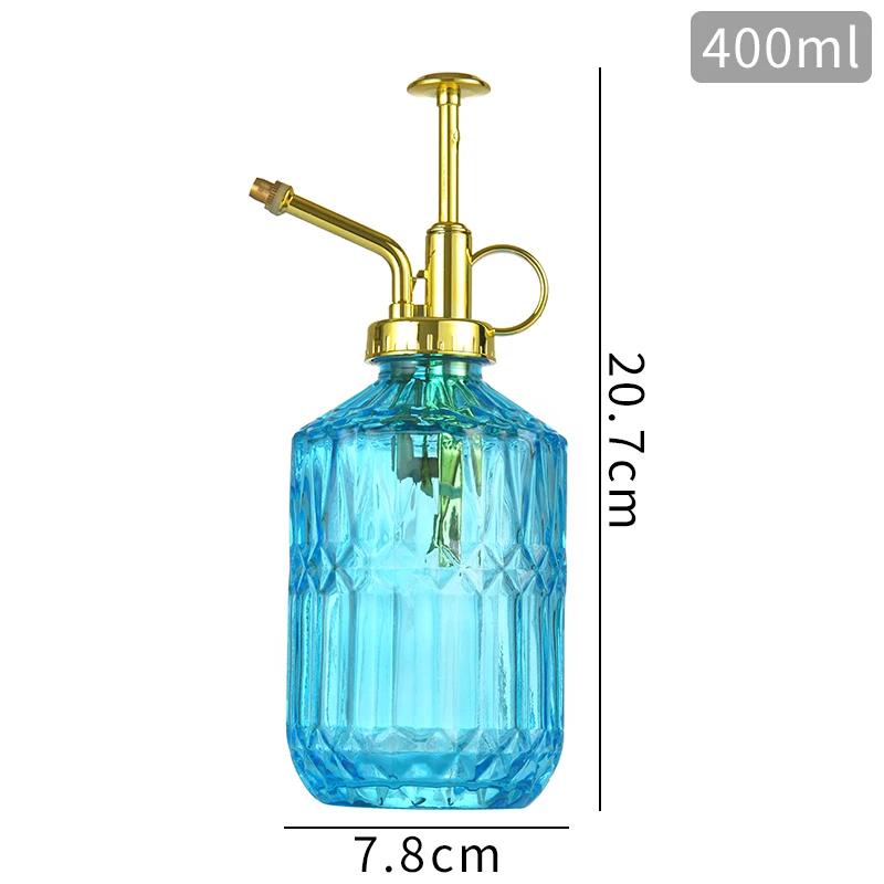Retro Relief Sprayer Glass Bottle Gardening Home 400 ML Large Capacity Container Bottle Bathroom Decoration Sanitize Bottles