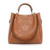 New High-end Water Bucket Bag for Commuting, Large Capacity Tote Bag, Fashionable Embossed Women's Handbag