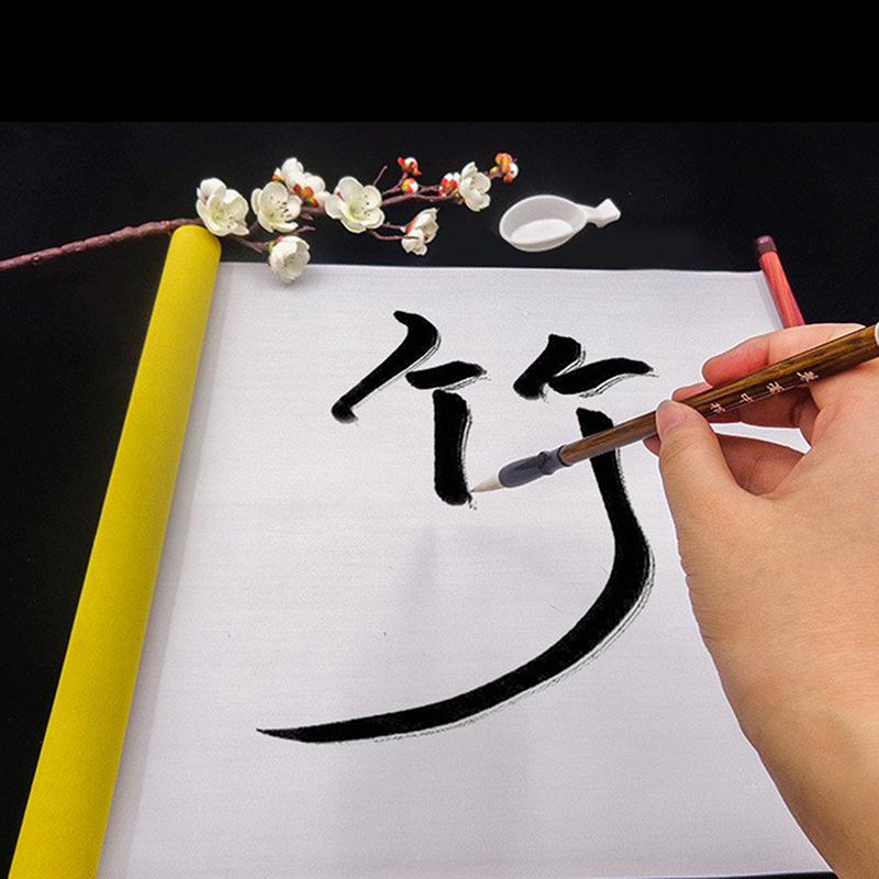 Reusable Water Writing Cloth For Chinese Calligraphy Practice Drawing Painting Scroll Sketchbook Foldable Mat With Thickened