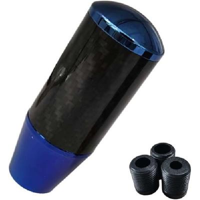 Car Shifter Knob, Buttonless Automatic Manual Gear Shift Knob, Stick Shift Blue
