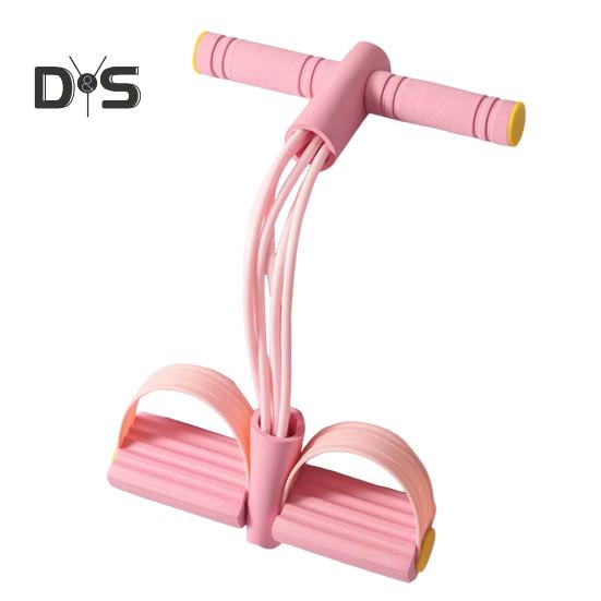 6-Tube Pedal Resistance Band Multifunction Tension Rope Elastic Yoga Pedal Puller Body Stretching Trainer Home Gym Workout Equipment