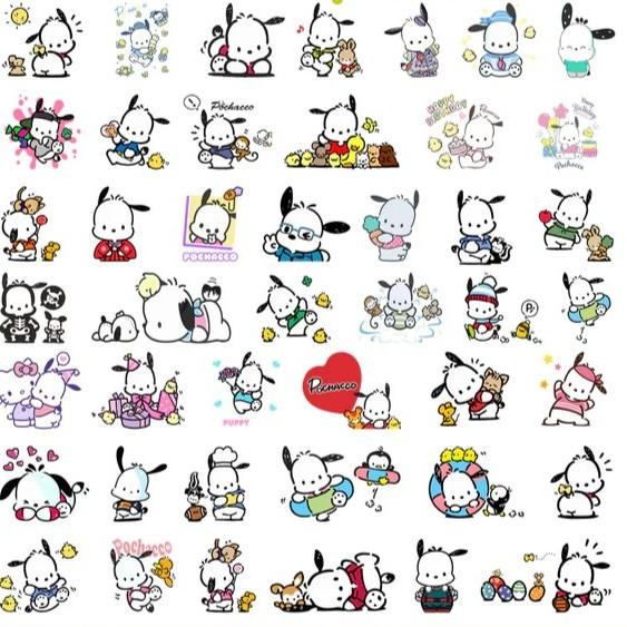 Japanese Carton Anime Pochacco Dog  Muay Thai Kickboxing Training Shorts Print Martial Art Boxer Unisex Men Women Fighting Fitness Sport Gym Workout