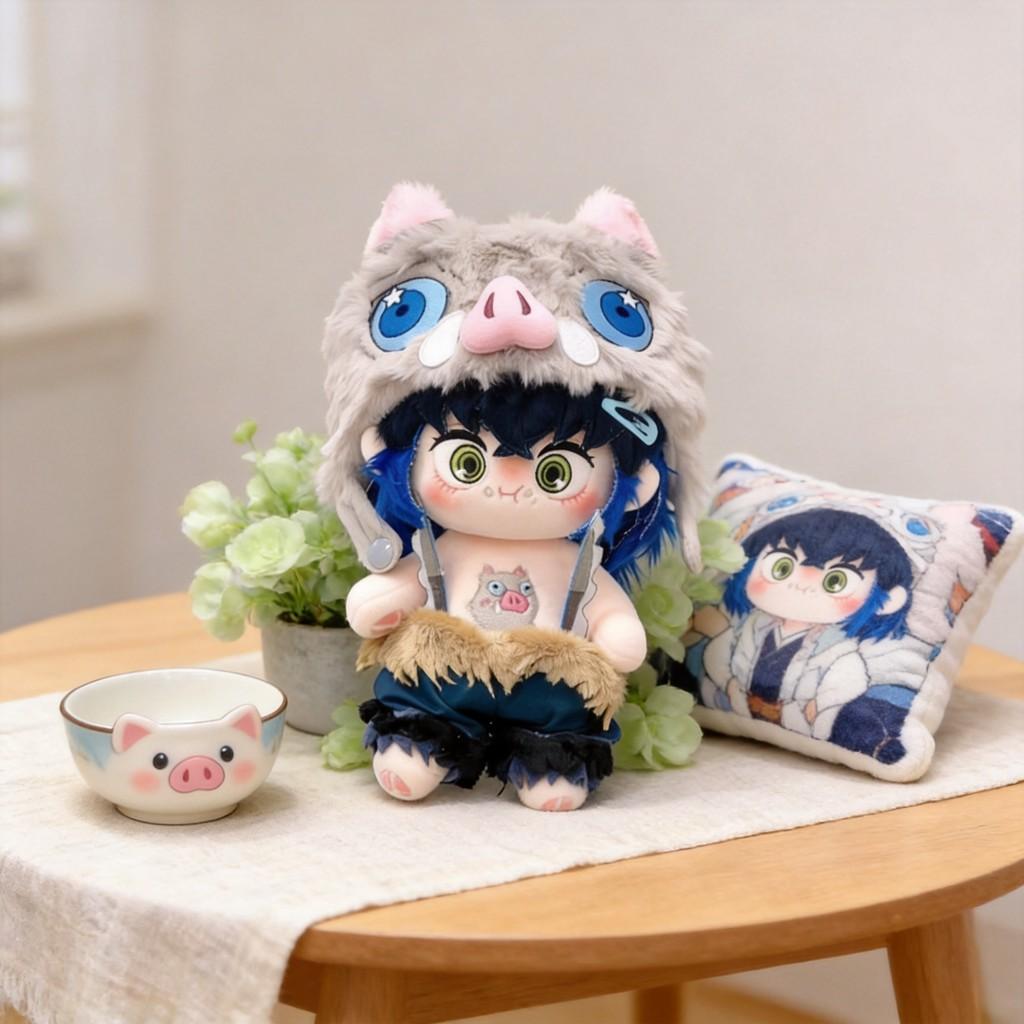 Demon Slayer Inosuke 20cm Plush Toy With Soft Cotton For Anime Fans