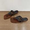 Fashion 2025 New Flip Flops for Women with Arch Support Ladies Fashion Sandals Slippers Clip Toe Wedge Heel for Beach Indoor Outdoor