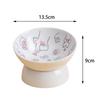 Ceramic Raised Pet Feeder Feeding Station Dog Bowl Stable Cat Dish Water Elevated