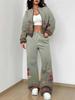 Ethnic Style Printing 1116 New Autumn and Winter New European Beautiful Woman Suit
