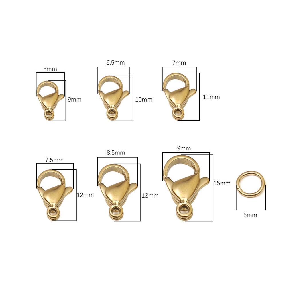 Roestvrij Staal Kreeftensluitingen Gesp Accessoires Voor DIY Ketting Armband Sieraden Maken