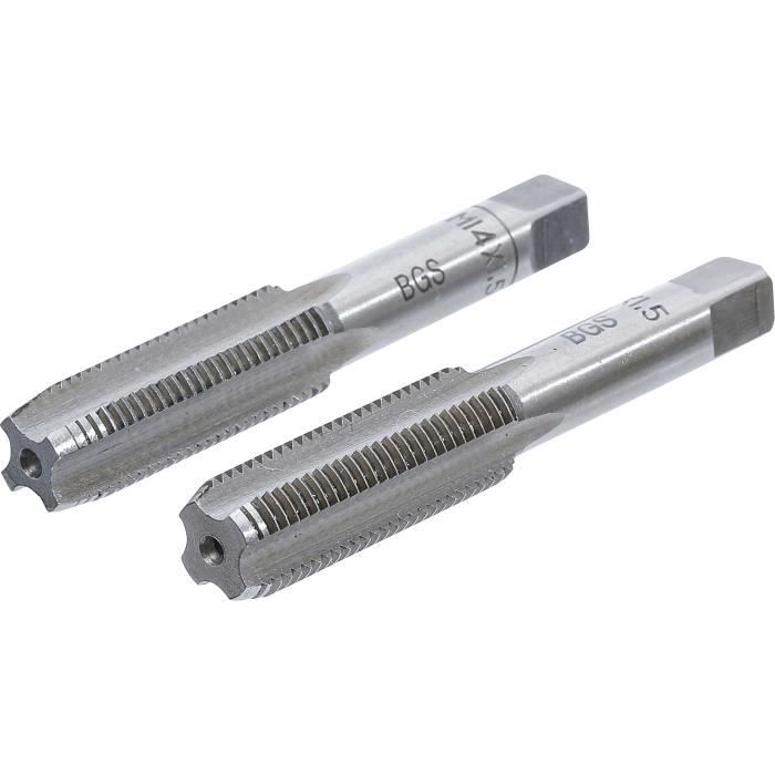 Outils De Taraudage Et De Filage - BGS - M14 X 1,5 - Pré-taraud Et Filière - 2 Pièces