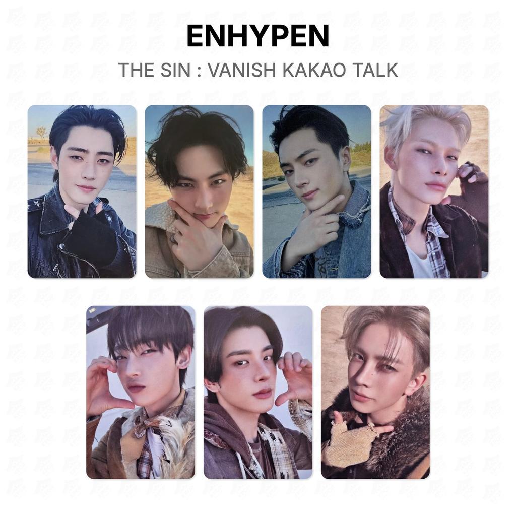 ENHYPEN THE SIN : VANISH KAKAO TALK Official Photocard