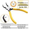Eagle Ring Pliers Set: Internal/External, Straight/Bent, Dual-Purpose, Multi-Function Spring Retaining Pliers