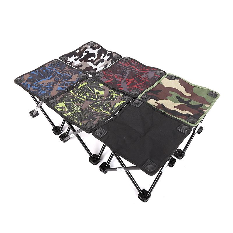 Camouflage Portable Folding Fishing Chair - Lightweight and Thickened Design