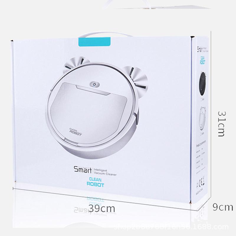 Robotic Vacuum Cleaner Automatic Sweeping Robot Mopping Machine For Pet Hair, Carpets, Hard Floors Powerful Suction