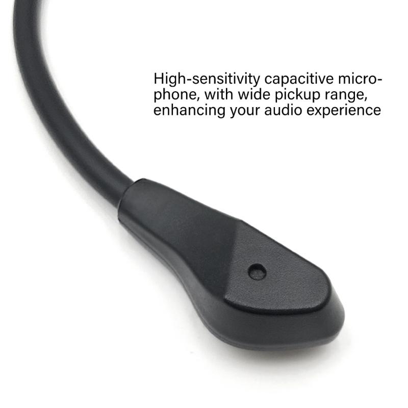 High Sensitivity Clip On Microphone with Clear Voice  Strong ABS Construction Boom Mics Suitable for ROG S