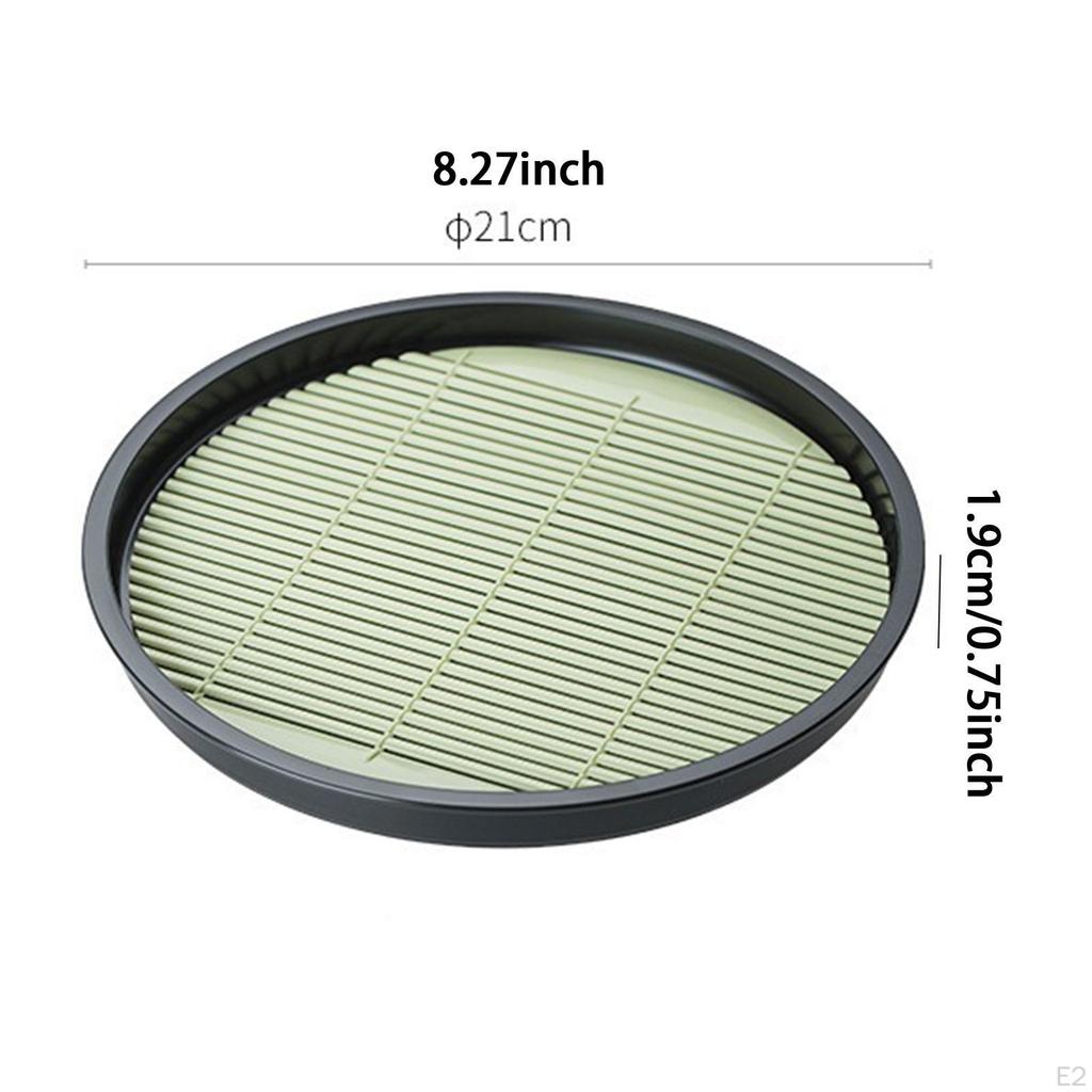 Cold Noodle Serving Platter with Drain Mat for Soba And Udon