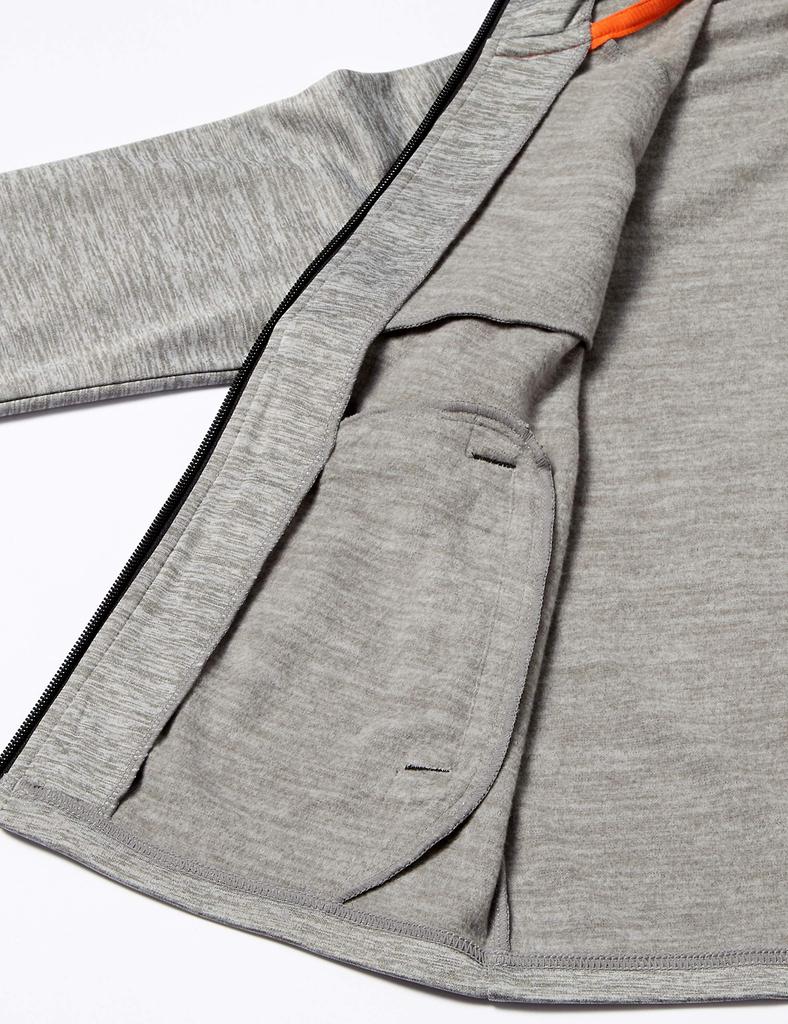 Mizuno 32JC0952 Training Wear Gray Size 140 to Japanese Size Fleece-Lined Jacket, Junior/Kids, Heather, (Equivalent 140)