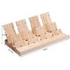 Wooden Earrings Ear Stud Ring Display Board Jewelry Stand Eardrop Storage Bracket