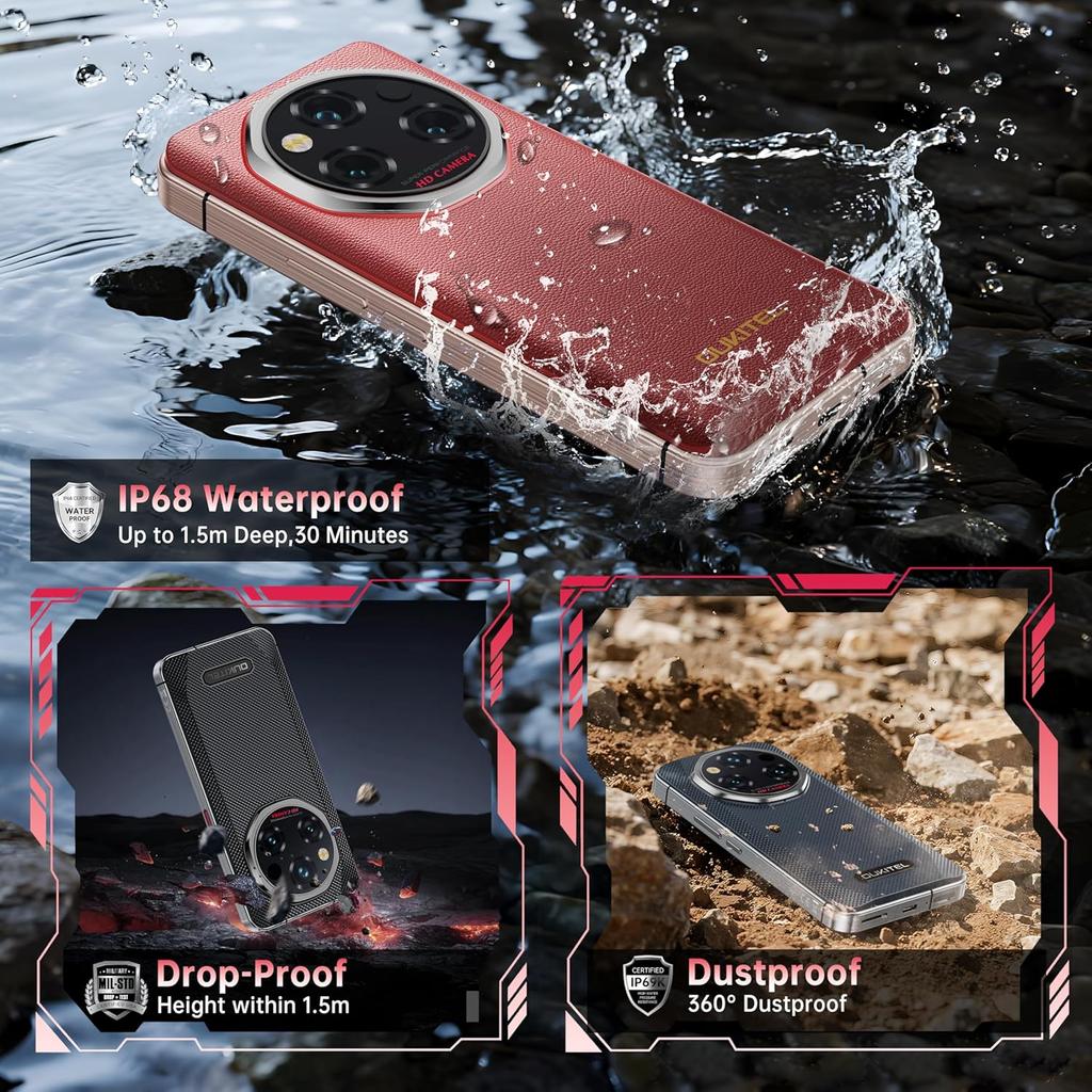 Oukitel WP210 5G 36GB+512GB 8800mAh 6.7" Display 108MP Android 15 Cellhone