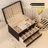 Luxury Anti-Oxidation Jewelry Storage Box: Large Capacity for Rings, Earrings, Necklaces, and Bracelets