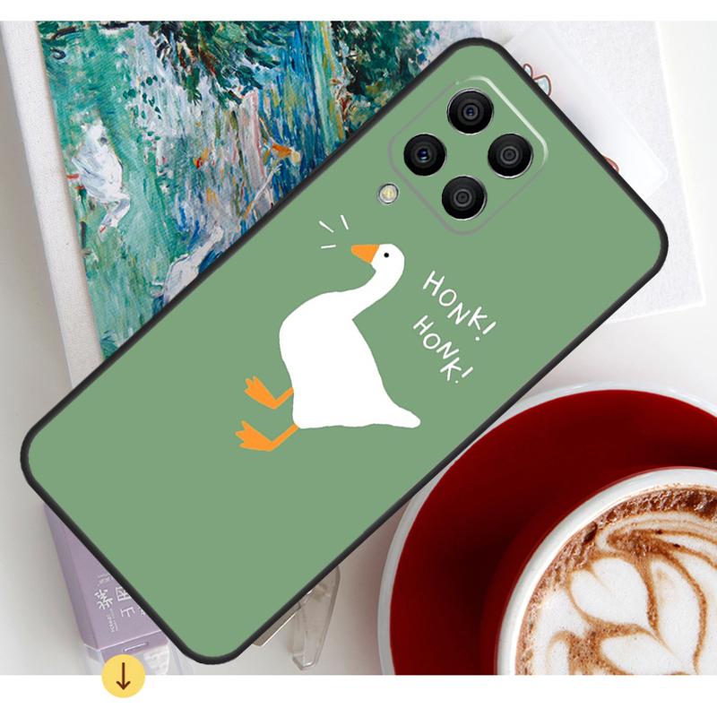 Funny Cartoon Duck Case For Samsung Galaxy M20 M31 M16 M36 M56 M33 M53 M13 M12 M32 M52 M15 M55 M14 M35 M34 M54