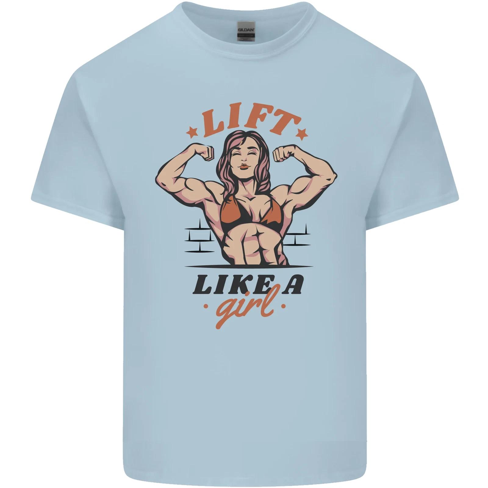 

Lift Like a Girl Female Bodybuilding Kids T-Shirt Childrens XL