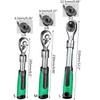 Ratchets Spanners 1/4" 3/8" 1/2" Mini Quick Release Sockets Tool Household Handle Repair Tool Wrenches for Car