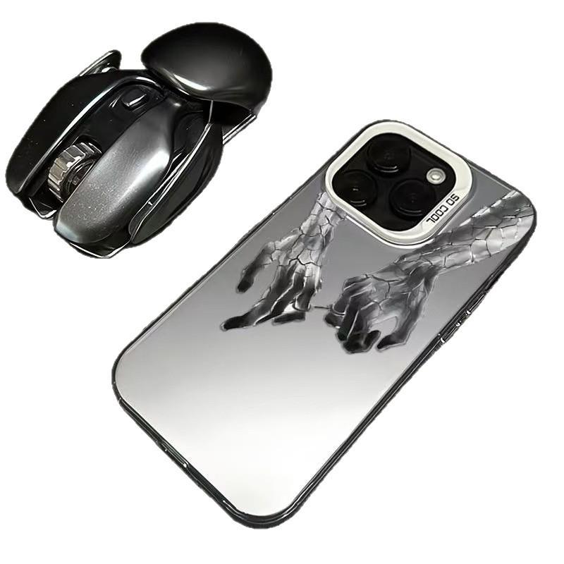 Χέρι-Χέρι Θήκη Κινητού iPhone 14, 15, 16 Pro & 17 Δημιουργική Διασυνοριακή