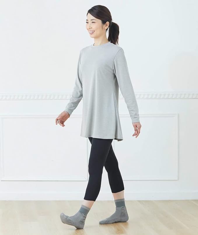 Fine Stone Leggings for Those Who Dislike the Tightness of Compression Warm But Not For Cold and BR1284 [BS "Wearable Bath" Leggings] [BS Fine]