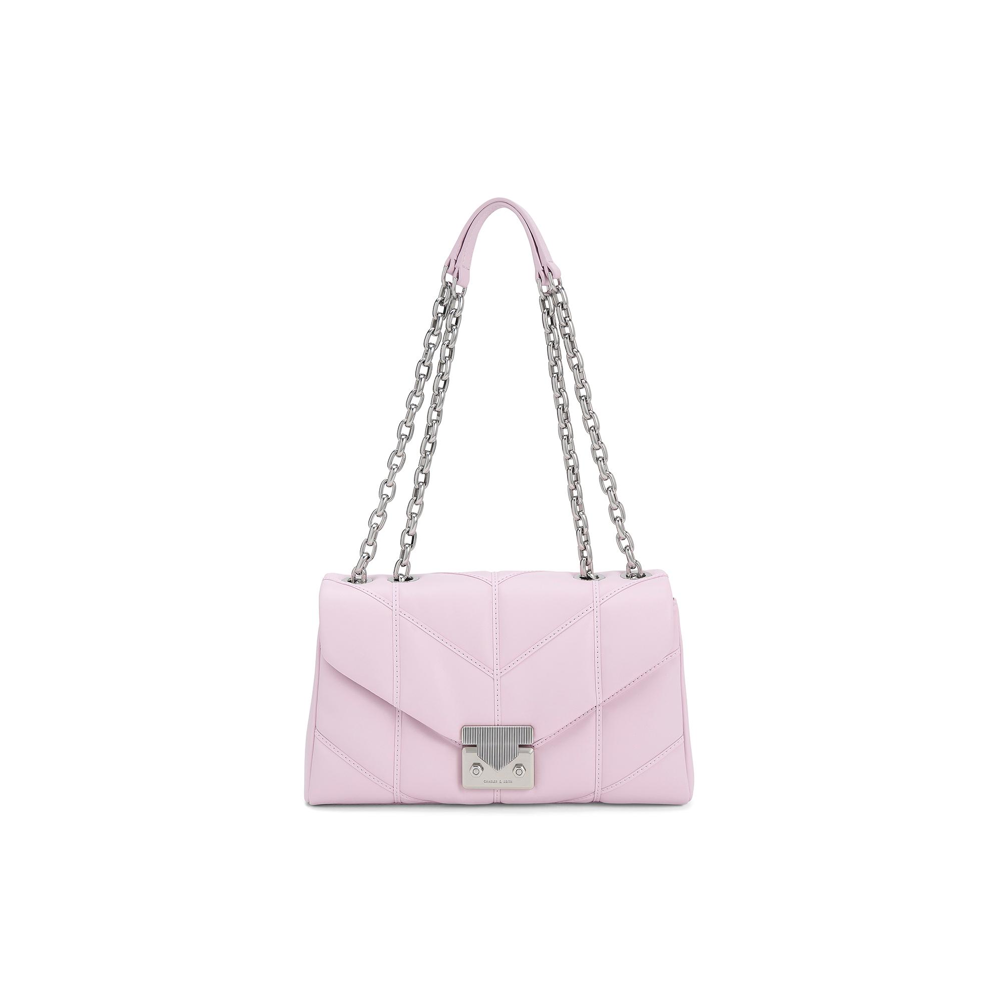 

Новая свадебная коллекция CHARLES&KEITH PU Сумка через плечо Маленькая квадратная сумка Сумка через плечо Средний размер Женская Многоцветная CK2-20671469 27*7*15CM