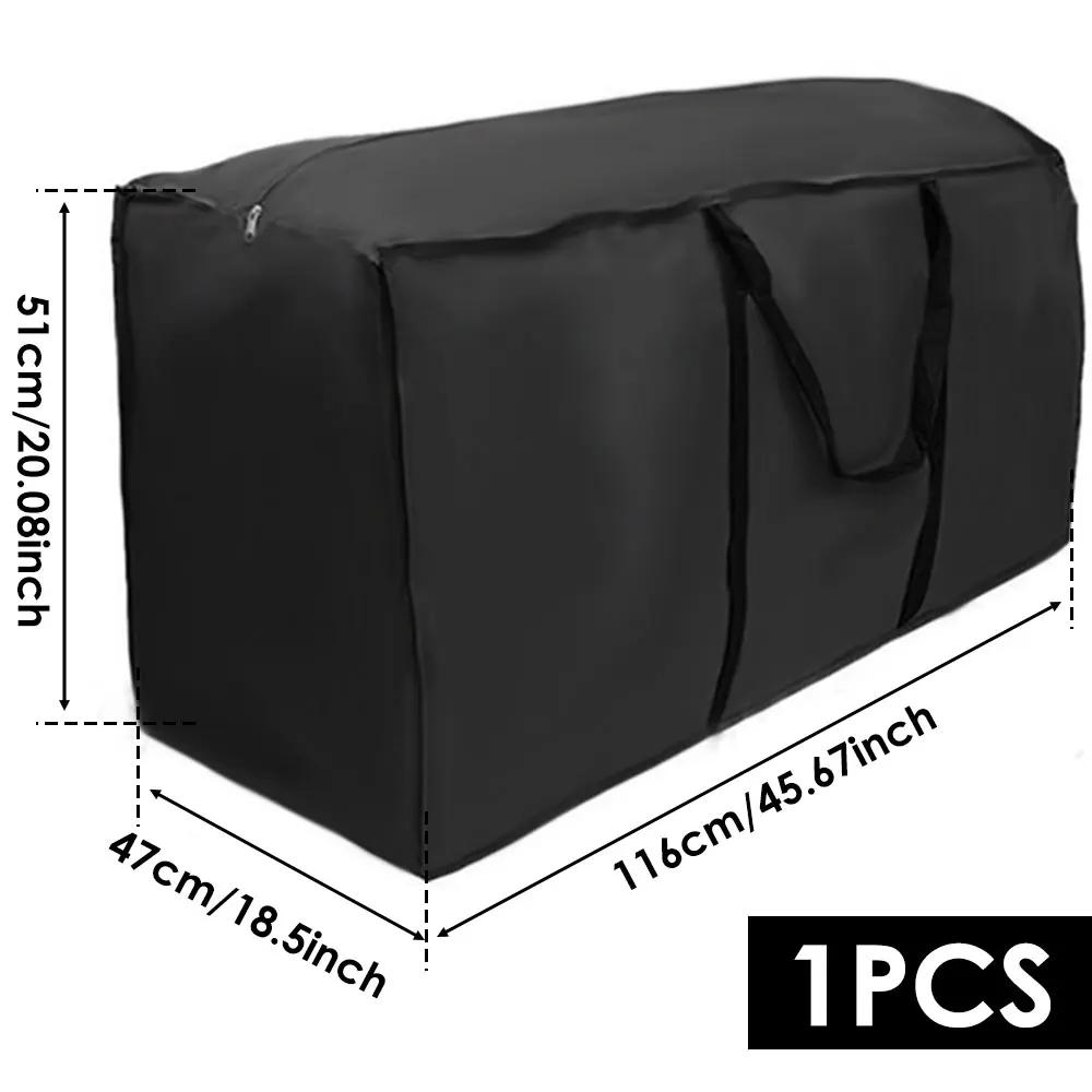 Furniture Outdoor Cushion Storage Bag Oxford Cloth Waterproof Anti-UV Christmas Tree Storage Bag Rectangle Rip Proof Storage Bag