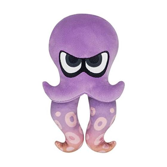 San-Ei Boeki Splatoon 3 ALL STAR COLLECTION Tako (S) Purple Plush Toy, W10.5D6H22cm, SP35