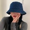 Cowboy Fisherman Hat Hat Women's New Autumn and Winter All match Bucket Hat Korean Style Trendy Basin Hat Showing Small Face