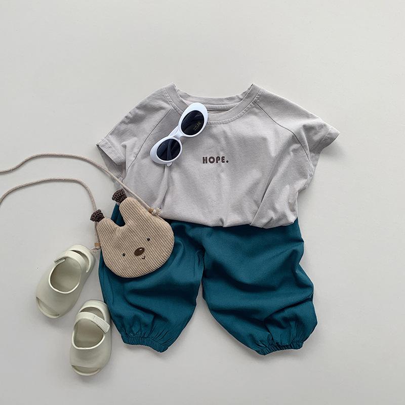 Children's Mosquito Pants Summer Boys' and Girls' Pants Japanese Korean Loose Wide Leg Pants Children's Clothing