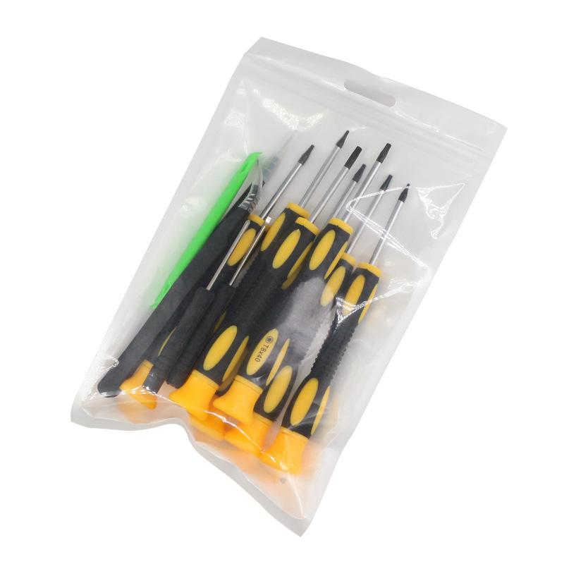 12pcs Torx Screwdriver Bit Set T3 T4 T5 T6 T7 T8 T10 Mini Hexagon Screwdriver Game Console Handle Disassembly Repair Tools