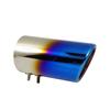 Universal Stainless Steel Blue-Plated Exhaust Tailpipe for Original Cars (6.8-7.3CM)