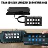 Universal USB Cable Circuit Control with PPTC 6 Pin Membrane Control Box 10V-30V Button Switch Panel with Backlight APP Control