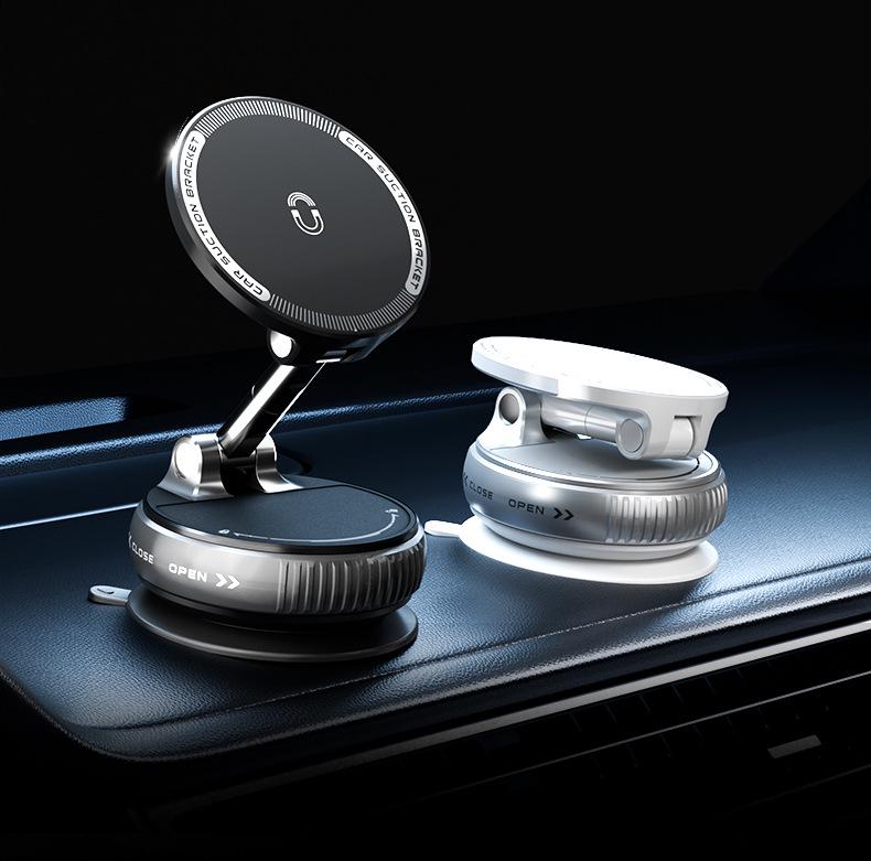 Foldable Magnetic Car Phone Holder with Suction Cup for Navigation
