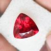 NATURAL Red Ruby CERTIFIED 8 Ct Trillion Shape Loose Gemstone For Anniversary