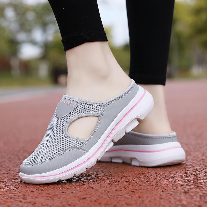 Middle -aged and Elderly Mothers Large Size Men/women's Shoes Outdoor Light Casual Shoes Breathable Couple Slippers