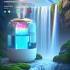 Adjustable Mist Desktop Fogger Colorful Night Light LED Mist Maker Mist Air Purifier  Home Use