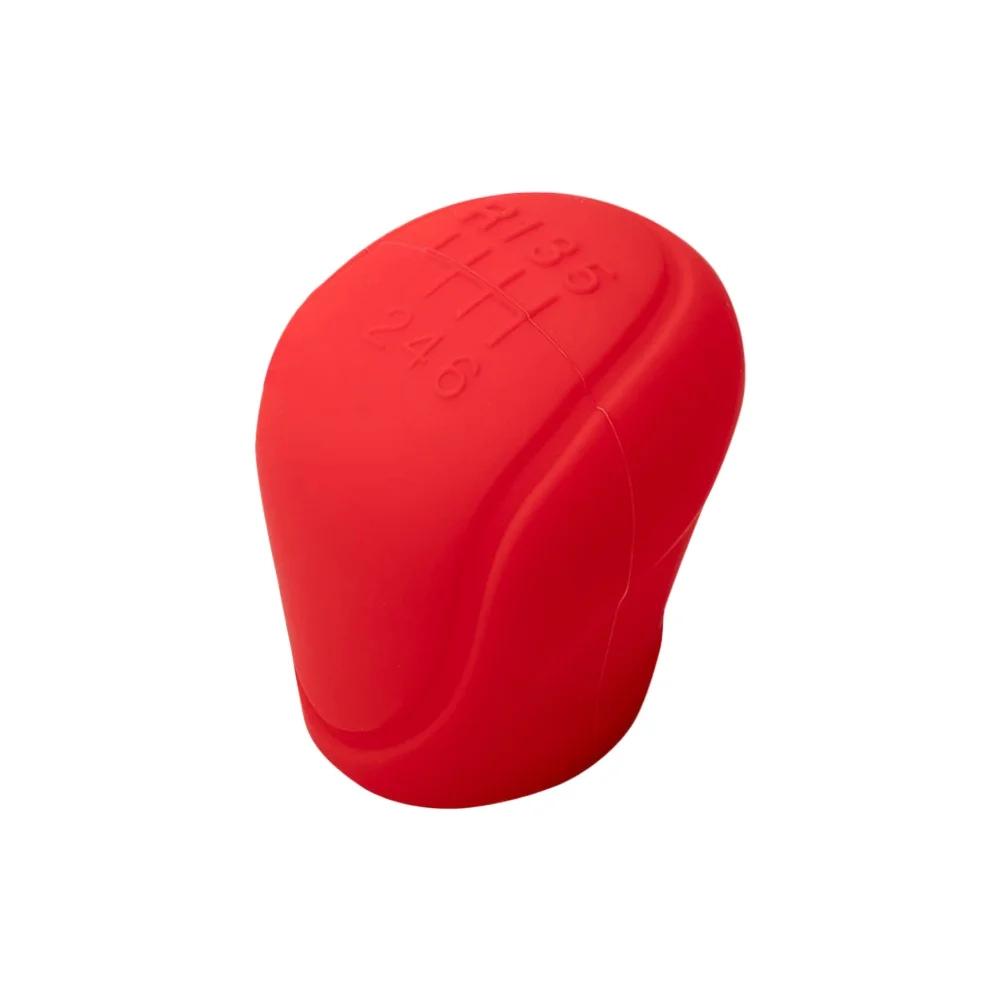 Automotive Silicone Gear Shift Knob Cover AntiSlip Handle Protective Cover Manual 5 and 6 Speeds Automotive Interior Accessories