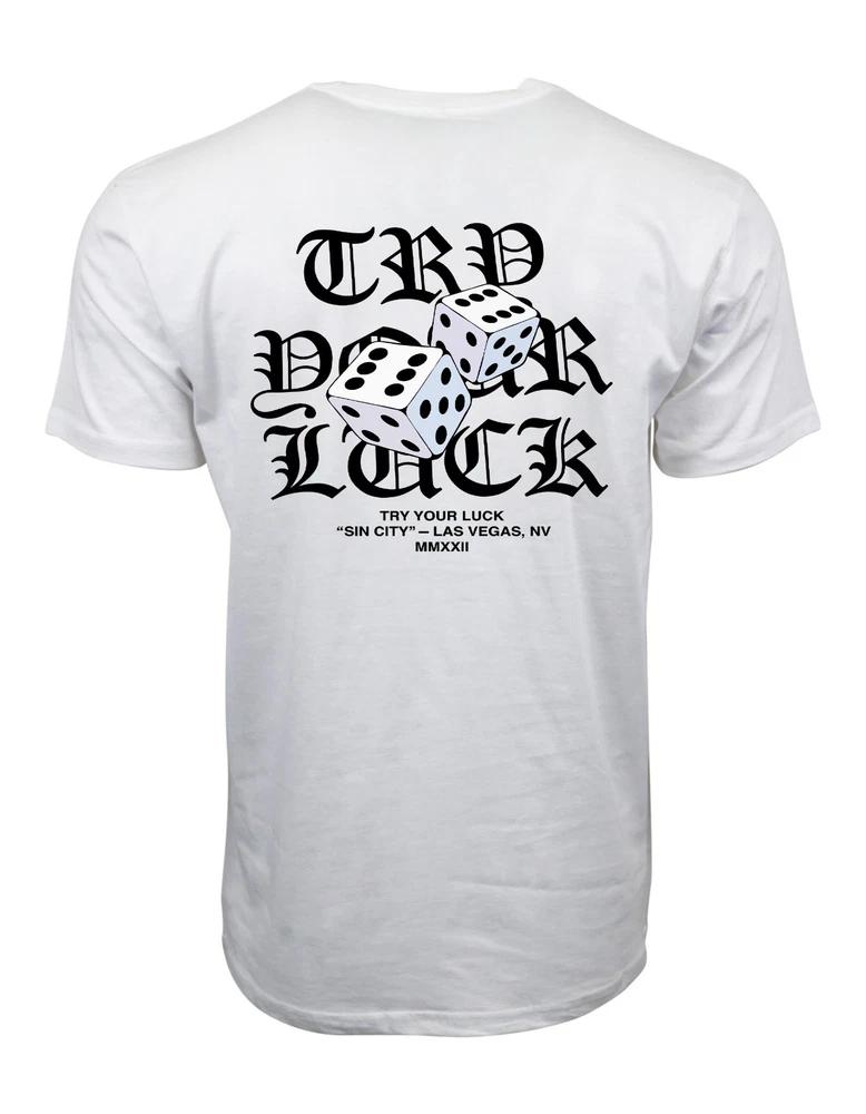 Try Your Luck Sin City Las Vegas Graphic T Shirt S