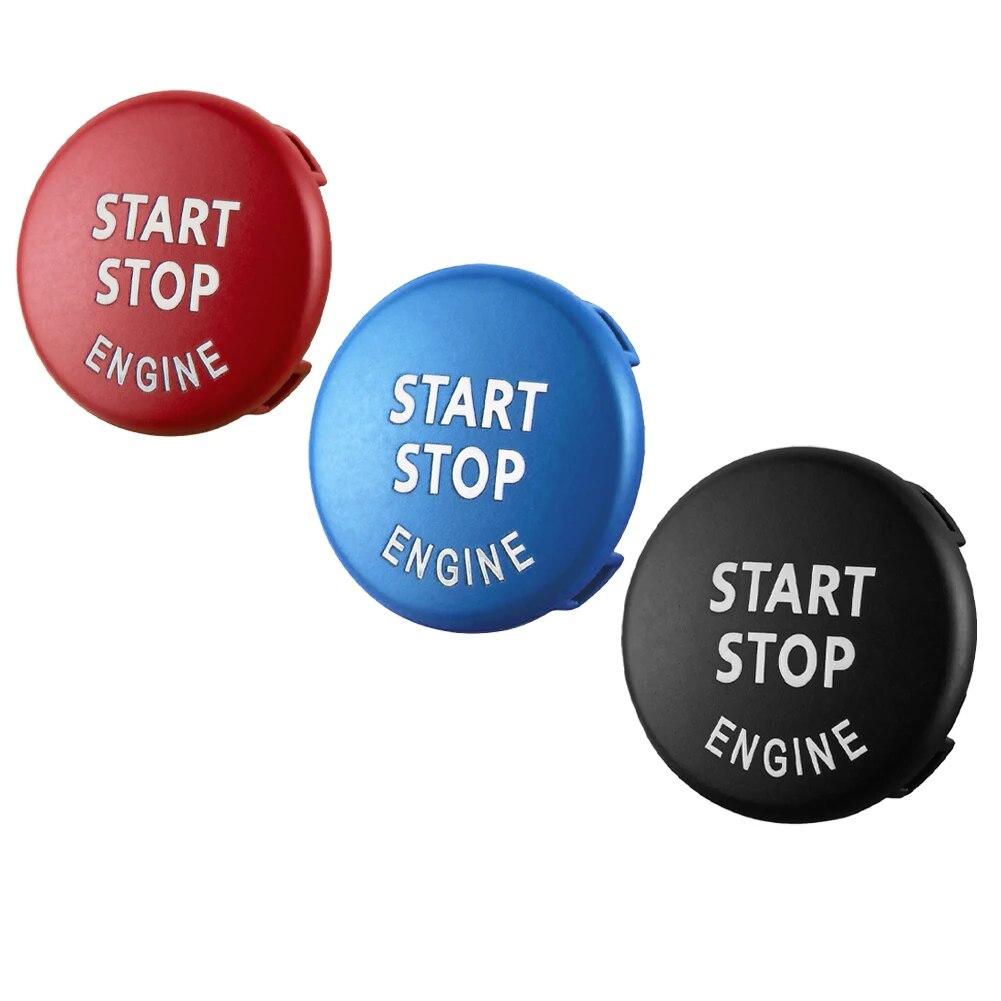 Matte Color Car Engine START STOP Button Replace Switch Cover Key Decor for BMW X1 X5 E70 X6 E71 Z4 E89 3 5 Series E90 E91 E60