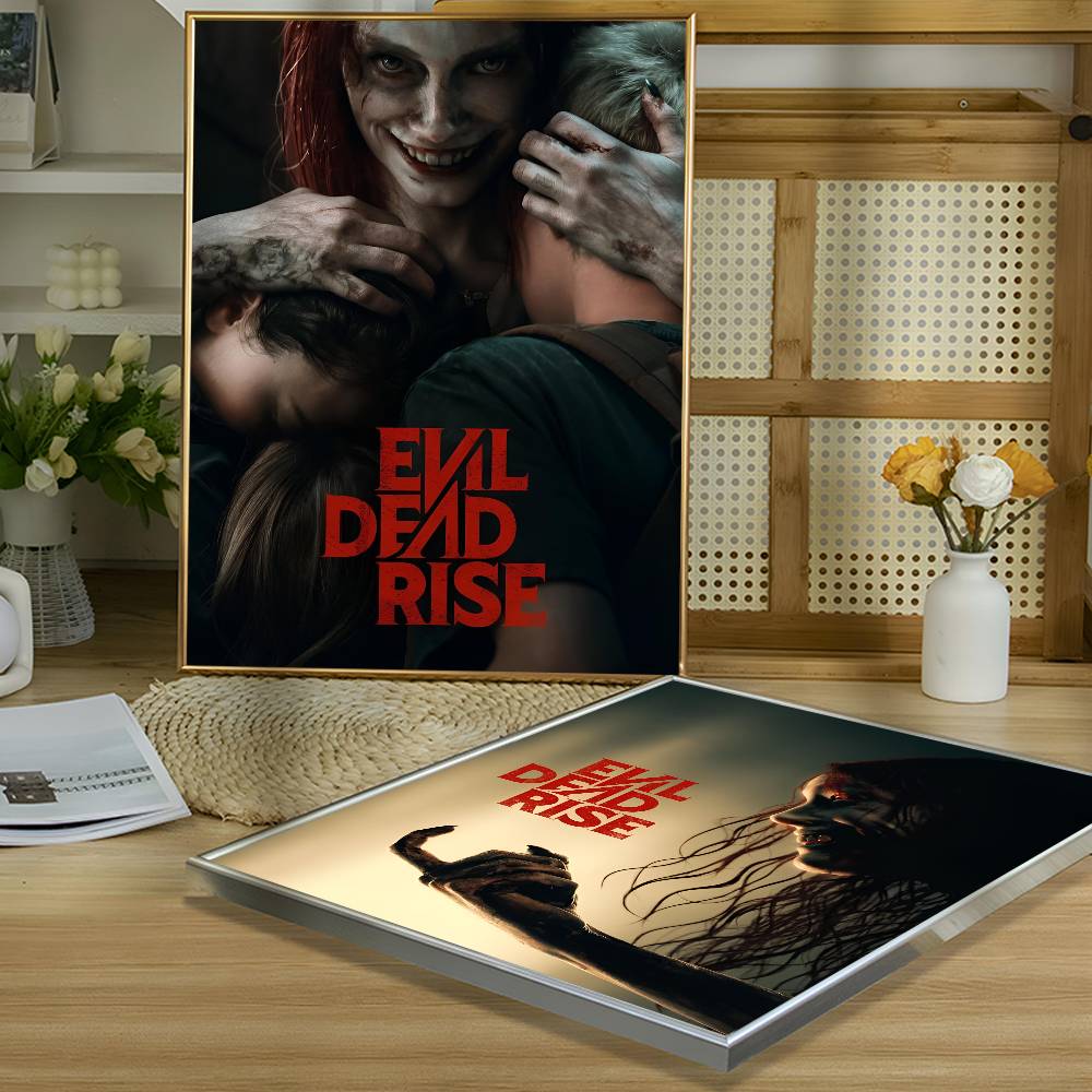 1pc Classic Horror Movie Evil Dead Rise Poster Sticker Print Waterproof Wall Art For Living Room Bedroom Home Decor